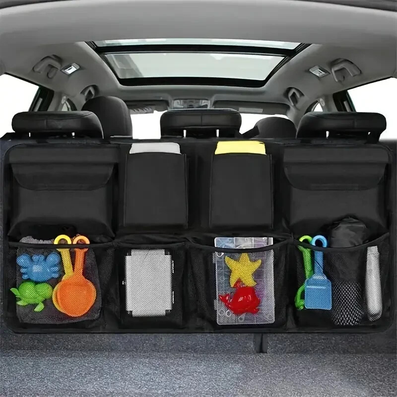 Car SUV Backseat Hanging Storage Organizer Box Hanging Folding Collapsible Caddy Car SUV Backseat Hanging Storage Organizer Box Hanging Folding Collapsible Caddy