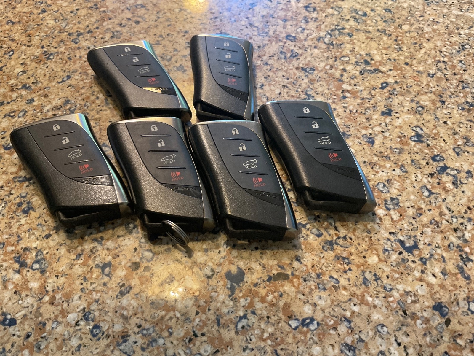 🔥 Lot of  6   oem  Lexus smart  key fobs oem