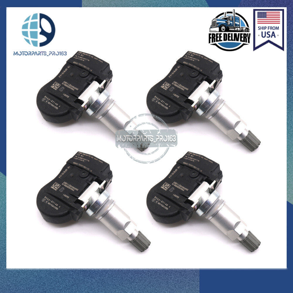 4Pcs Tire Pressure Sensor TPMS BHA4-37-140A For Mazda CX-3 CX-5 CX-9 MX-5 Miata 4Pcs Tire Pressure Sensor TPMS BHA4-37-140A For Mazda CX-3 CX-5 CX-9 MX-5 Miata