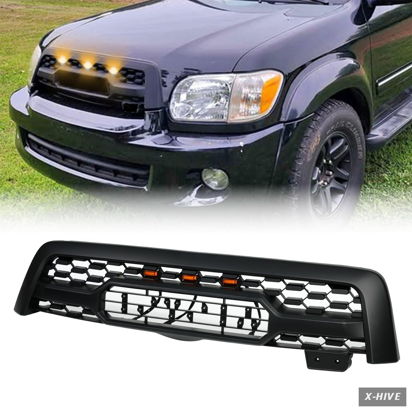 Grilles Acrylonitrile Butadiene Styrene 1 Front Grill Compatible 2005
