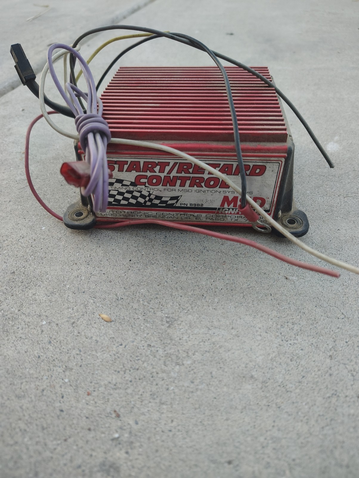 MSD Start/retard Control Box 8982 MSD Start/retard Control Box 8982