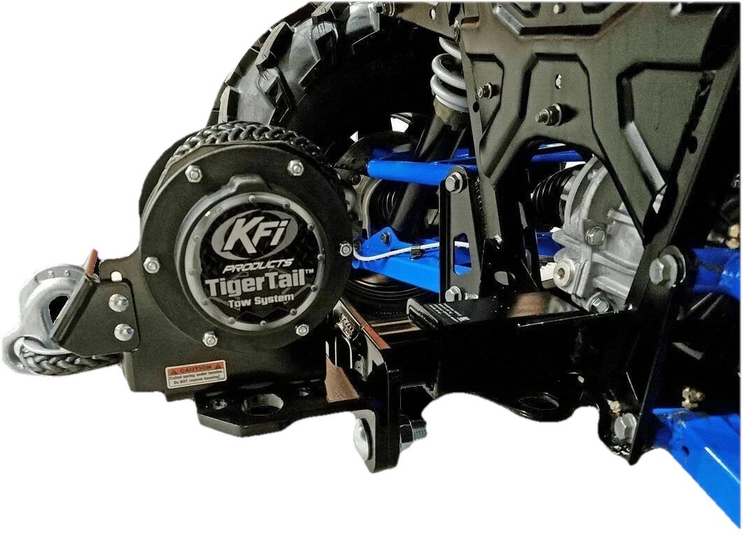 KFI ATV UTV Tiger Tail Black Tow System & 1.25 KFI ATV UTV Tiger Tail Black Tow System & 1.25