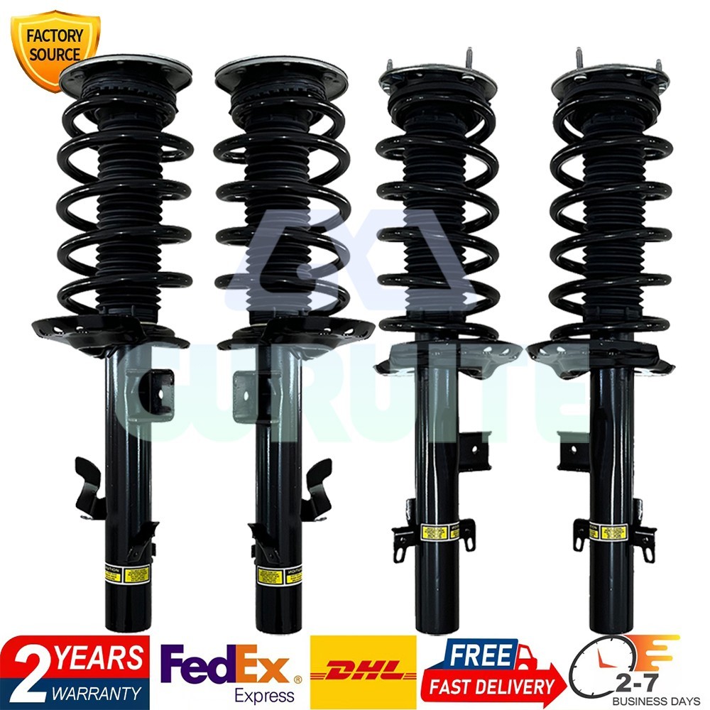 4Pcs Fit Land Rover LR2 2008-2015 Front & Rear Shock Absorbers Struts Assembly