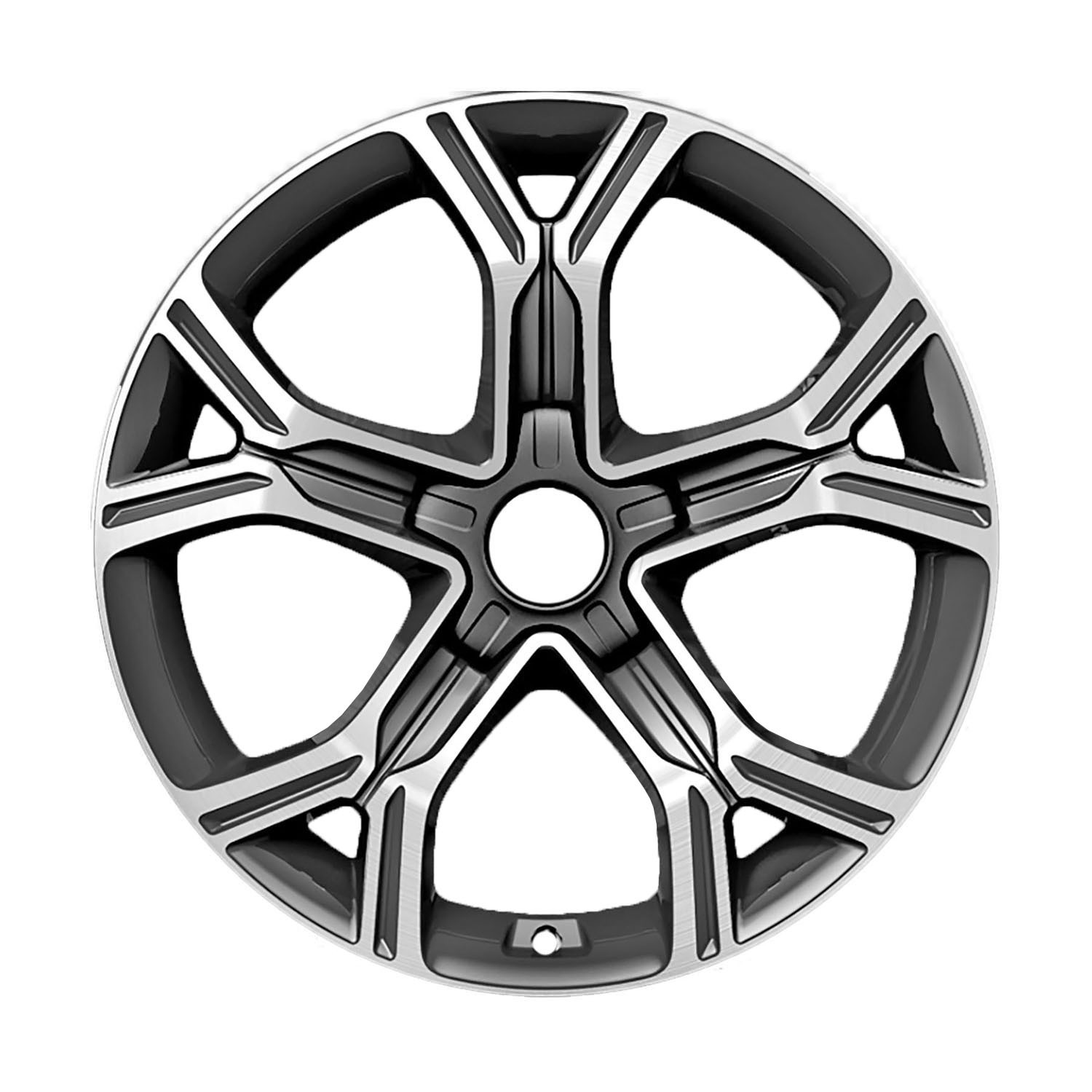 Refurbished 18x8 Machined Dark Charcoal Wheel fits 2018-2019 KIA Stinger Refurbished 18x8 Machined Dark Charcoal Wheel fits 2018-2019 KIA Stinger