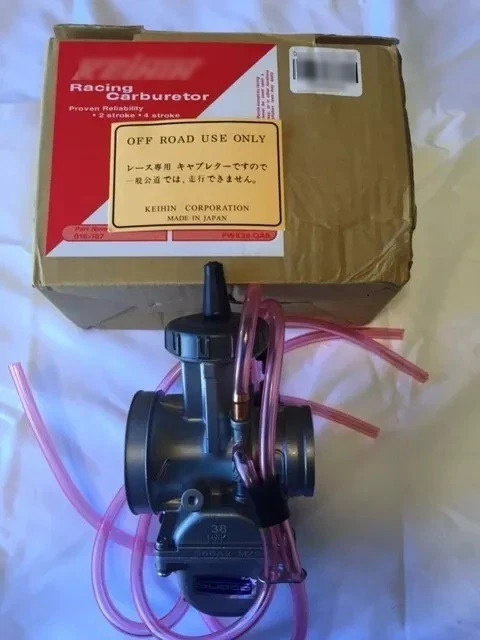 PW-K 38mm Air Striker Carburetor For YZ250 RM125 CR250 KX500 CR500 NOS