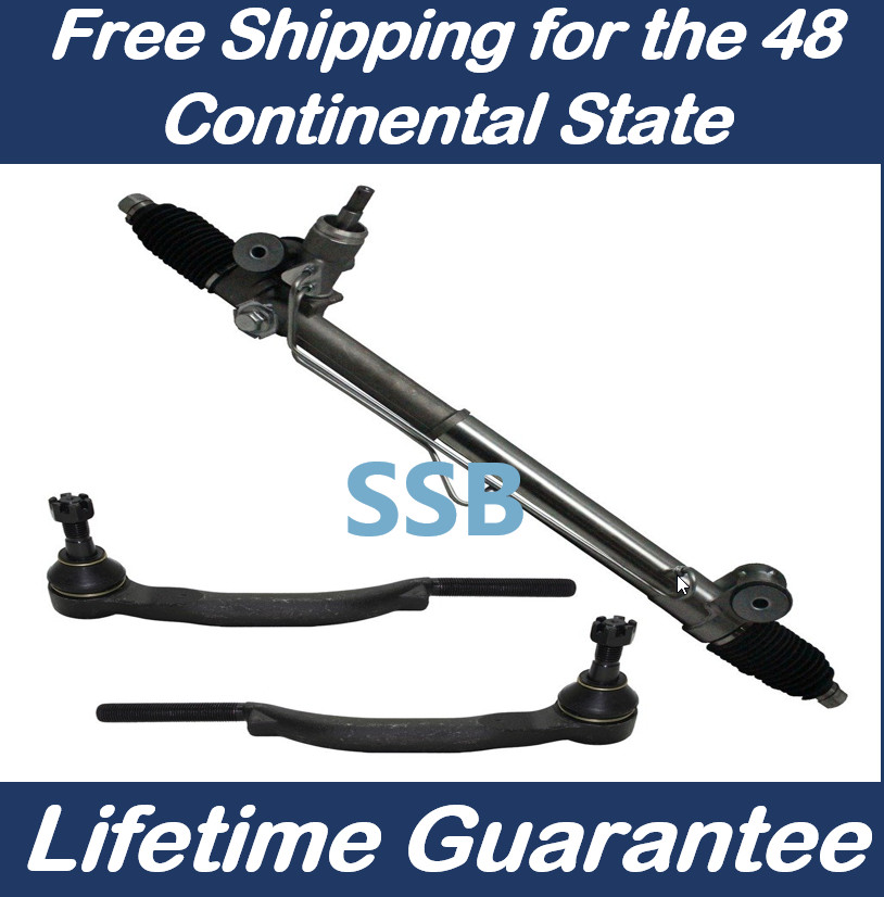 97+2  ✅Steering Rack and Pinion for Chevy Trailblazer GMC Envoy+Outer Tie Rods