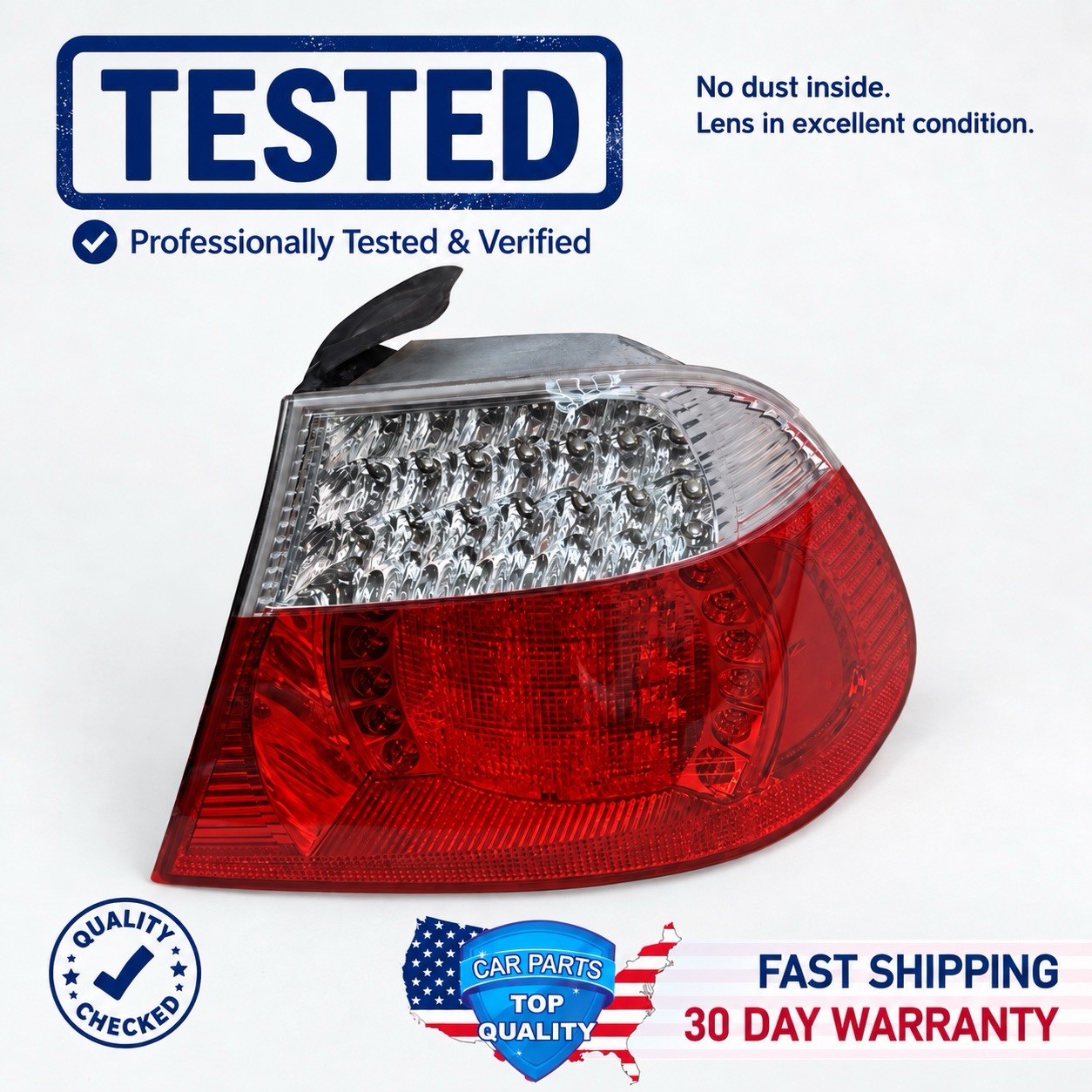 OEM 2004-2006 BMW E46 325Ci 330Ci M3 Coupe Right Passenger Side LED Taillight OEM 2004-2006 BMW E46 325Ci 330Ci M3 Coupe Right Passenger Side LED Taillight