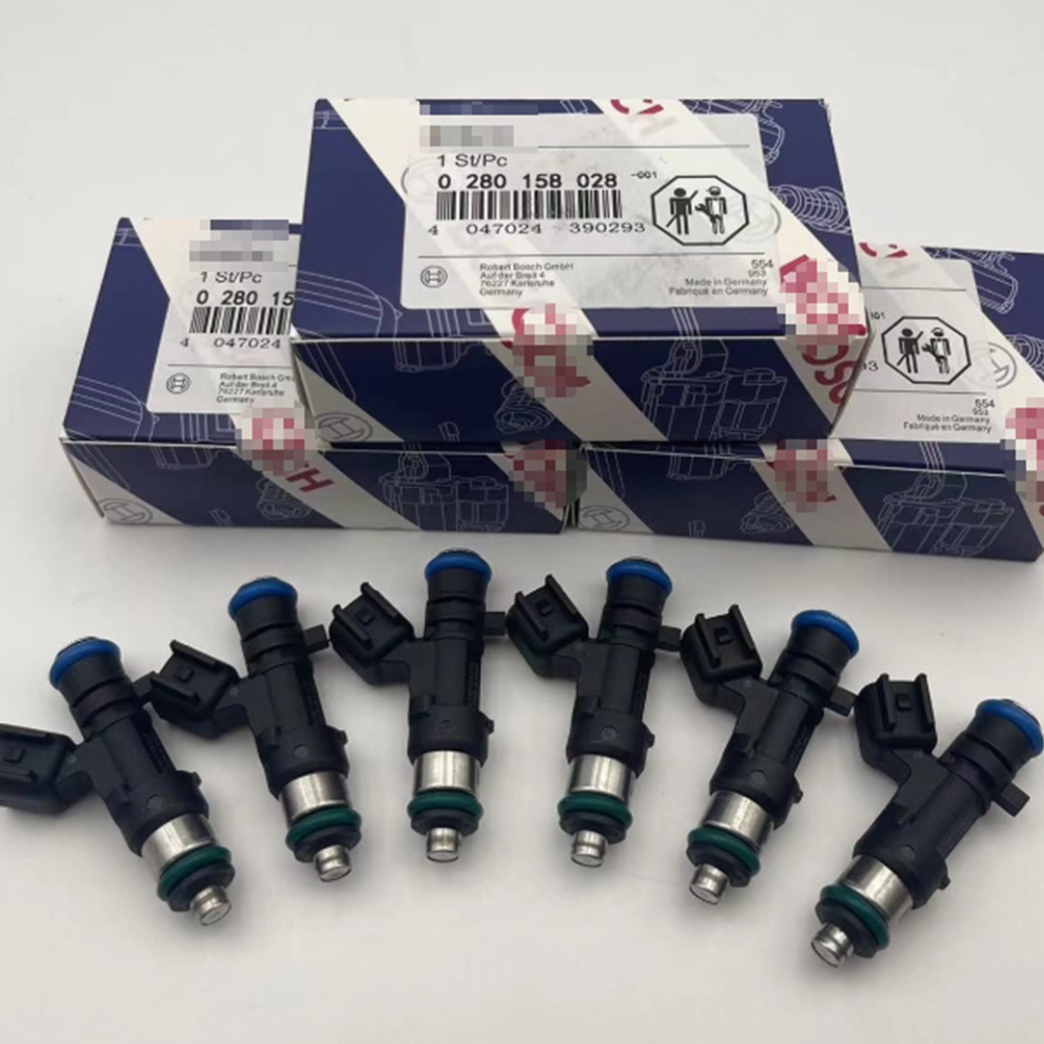 6X Genuine Bosch OEM 0280158028 Fuel Injectors for Dodge Chrysler 2.7L 3.5L 4.0L