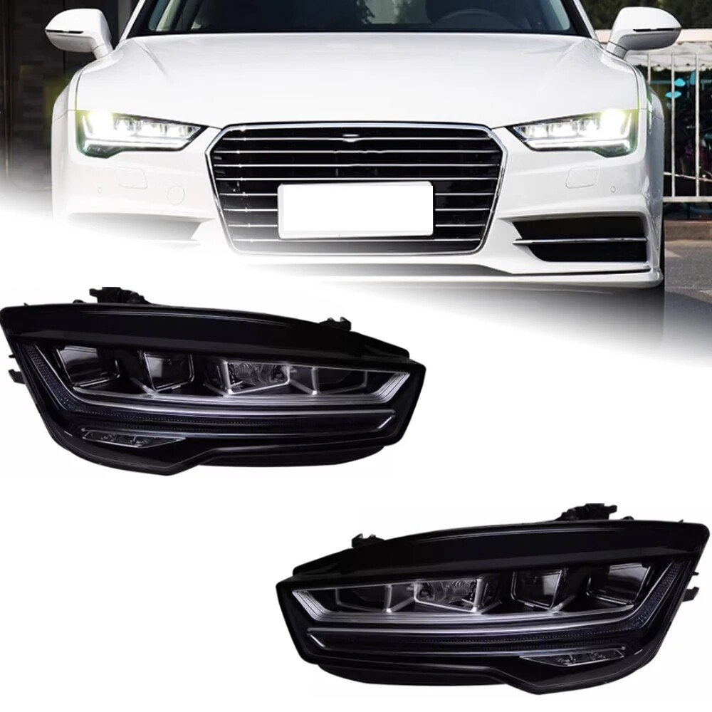 For Audi A7 Matrix Headlights 2011-2018 RS7 S7 DRL Upgrade Dynamic Signal Lamps
