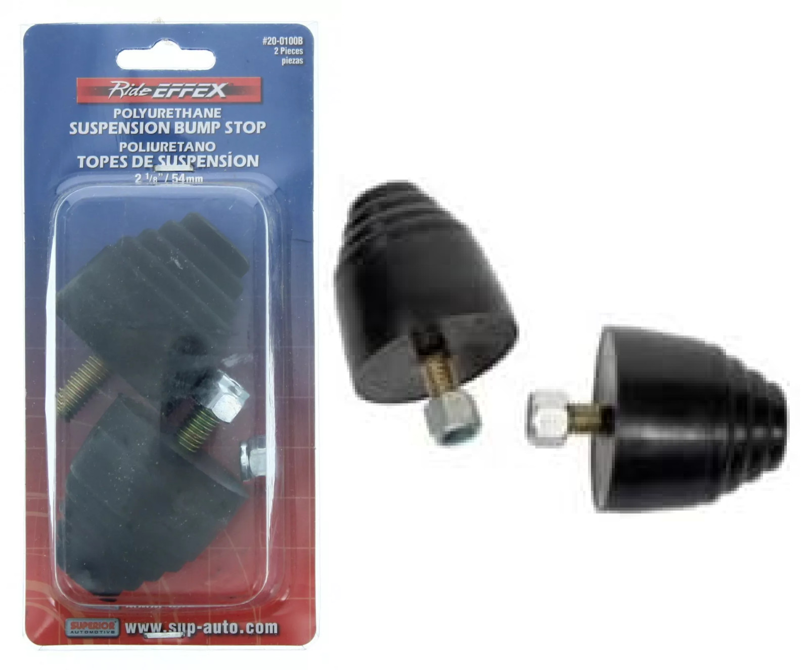 2pc Superior Ride Effex Suspension Bump Stop 20-0100B 2-1/8\ 2pc Superior Ride Effex Suspension Bump Stop 20-0100B 2-1/8\