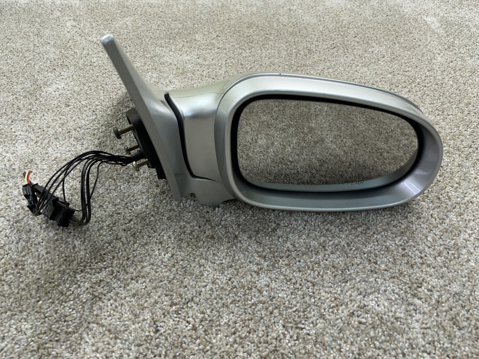 1999 - 2003 Mercedes W208 CLK320 CLK430 Right Passenger Power Side Mirror Silver 1999 - 2003 Mercedes W208 CLK320 CLK430 Right Passenger Power Side Mirror Silver