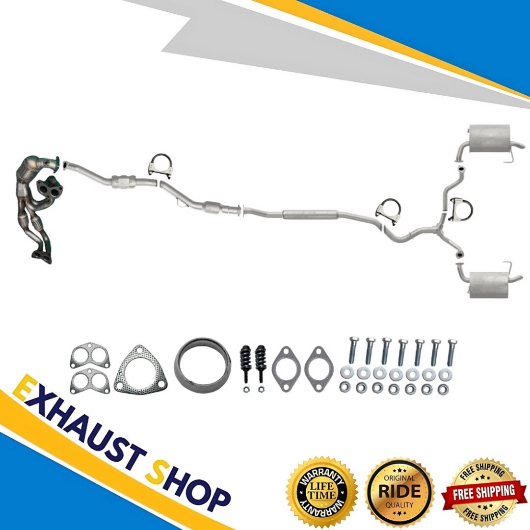 Full Exhaust System Fit 06-09 Subaru Outback 2.5L LEV2 & NaturallyAspirated