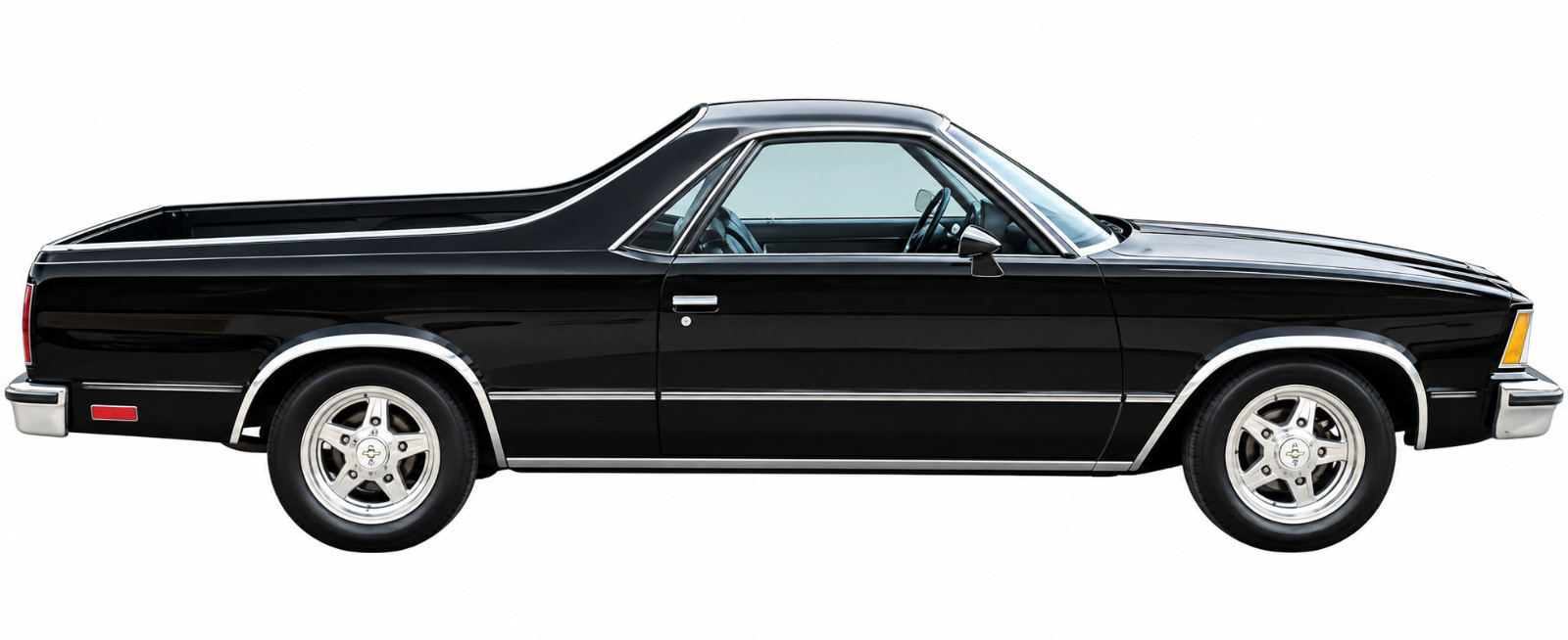 fits:1978-1987 Chevy El Camino/GMC Caballero Stainless Fender Trim 4Pc 2 fits:1978-1987 Chevy El Camino/GMC Caballero Stainless Fender Trim 4Pc 2