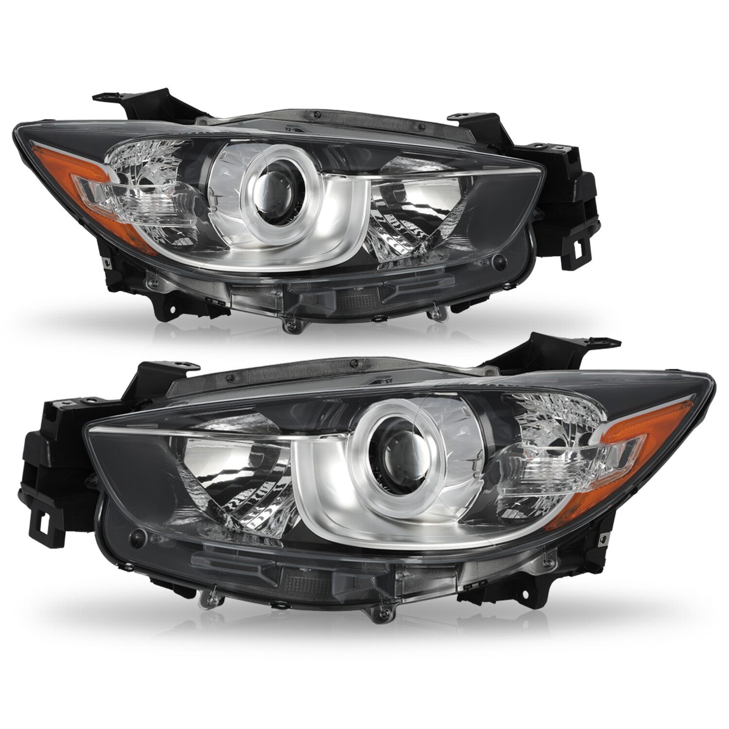 For 2013-2016 Mazda CX-5 CX5 Factory Halogen Headlight Projector Lamp Pair LH+RH
