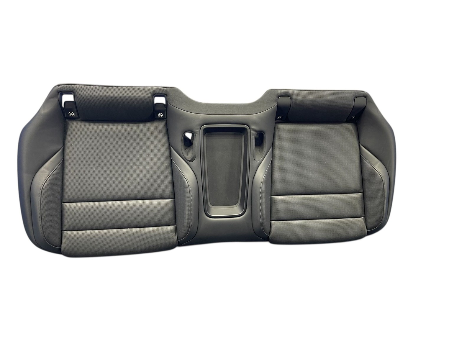 2020-2025 PORSCHE TAYCAN 9J1 OEM REAR LOWER BENCH SEAT CUSHION BLACK LEATHER