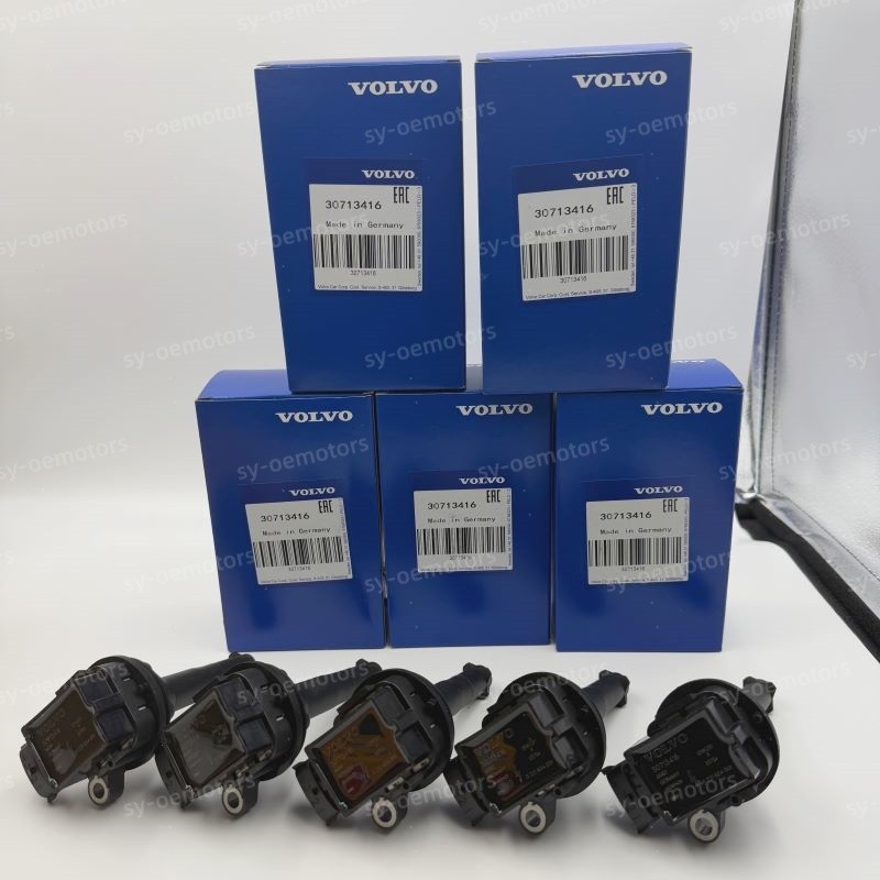 5PCS Ignition Coil 30713416 fits 99-06 Volvo C70 S70 V70 XC70 XC90 S60 S80 2.5L