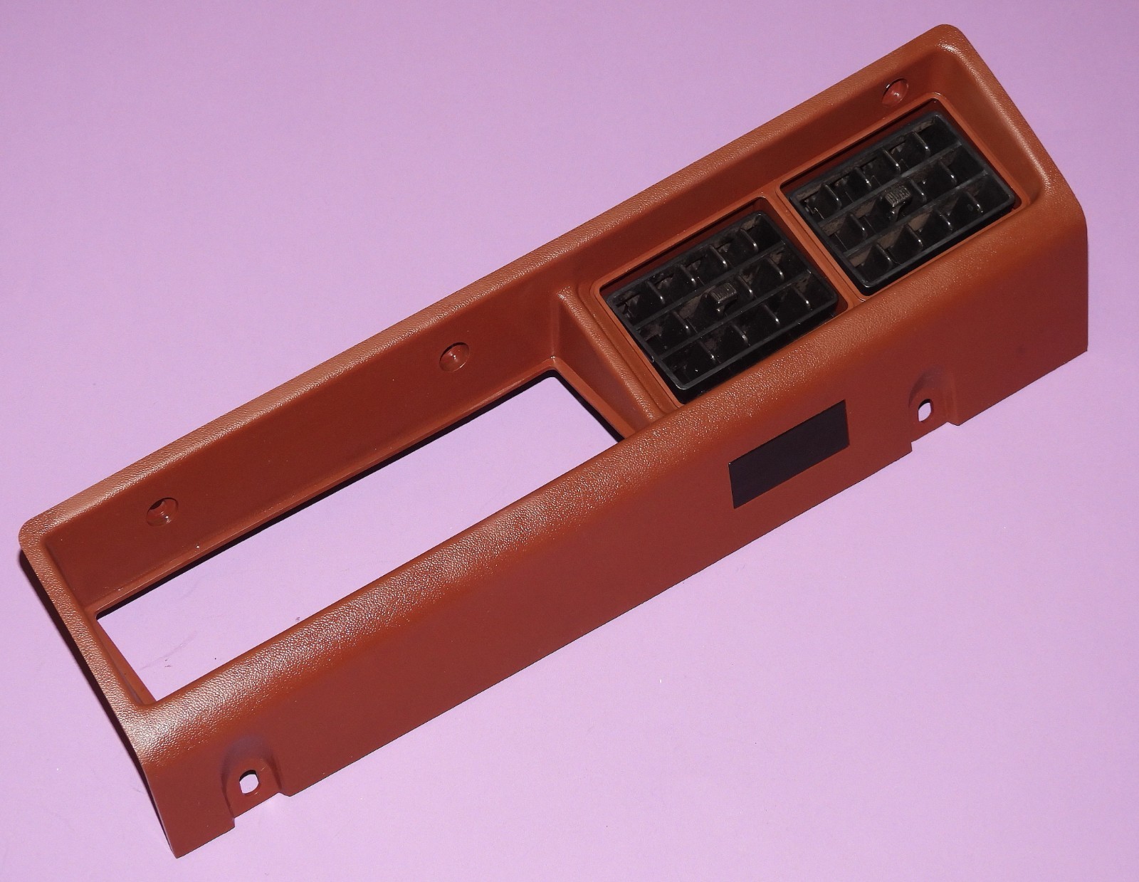 1979-83 Datsun 280ZX OEM Center Dashboard Dash Trim Vents - BROWN