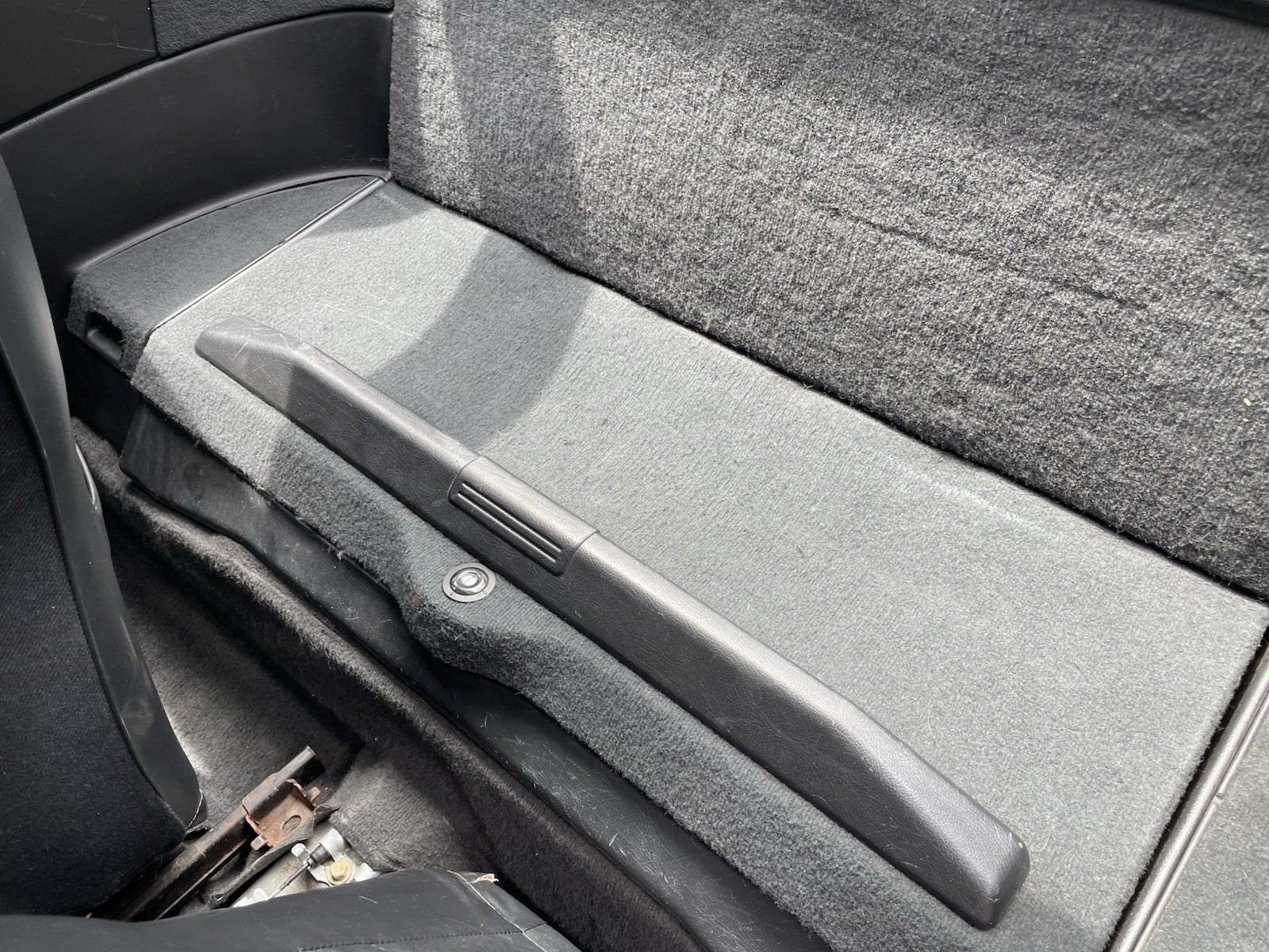 88-91 Honda CRX OEM Rear Cargo Box Lower Grab Pull Handle Release Lever Bar Si