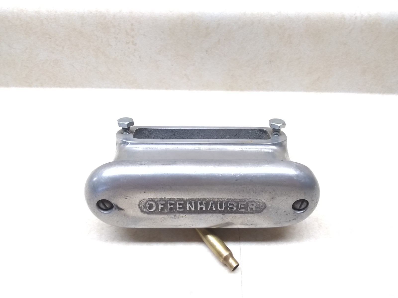 VTG Used Offenhauser Cast Aluminum Breather, 1960's Hot Rod Custom, USA VTG Used Offenhauser Cast Aluminum Breather, 1960's Hot Rod Custom, USA