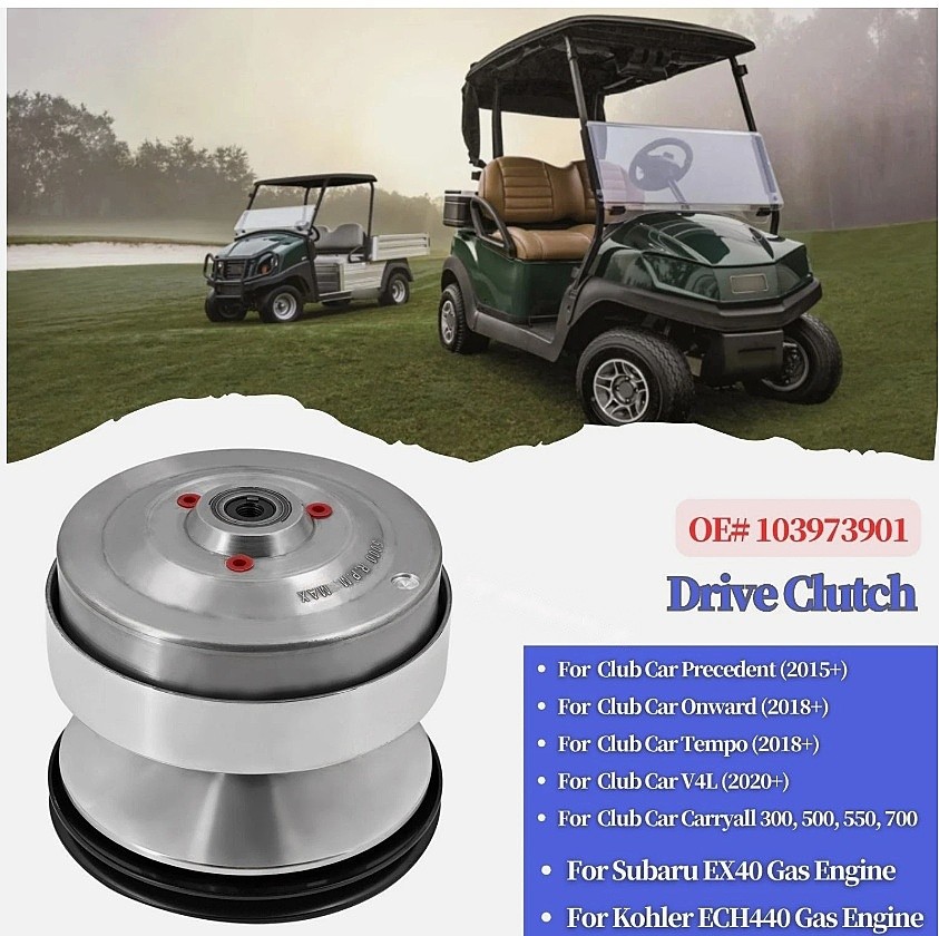 FOR CLUB CAR DRIVE CLUTCH #103973901, ONWARD, TEMPO, PREC, CARRYALL NEW