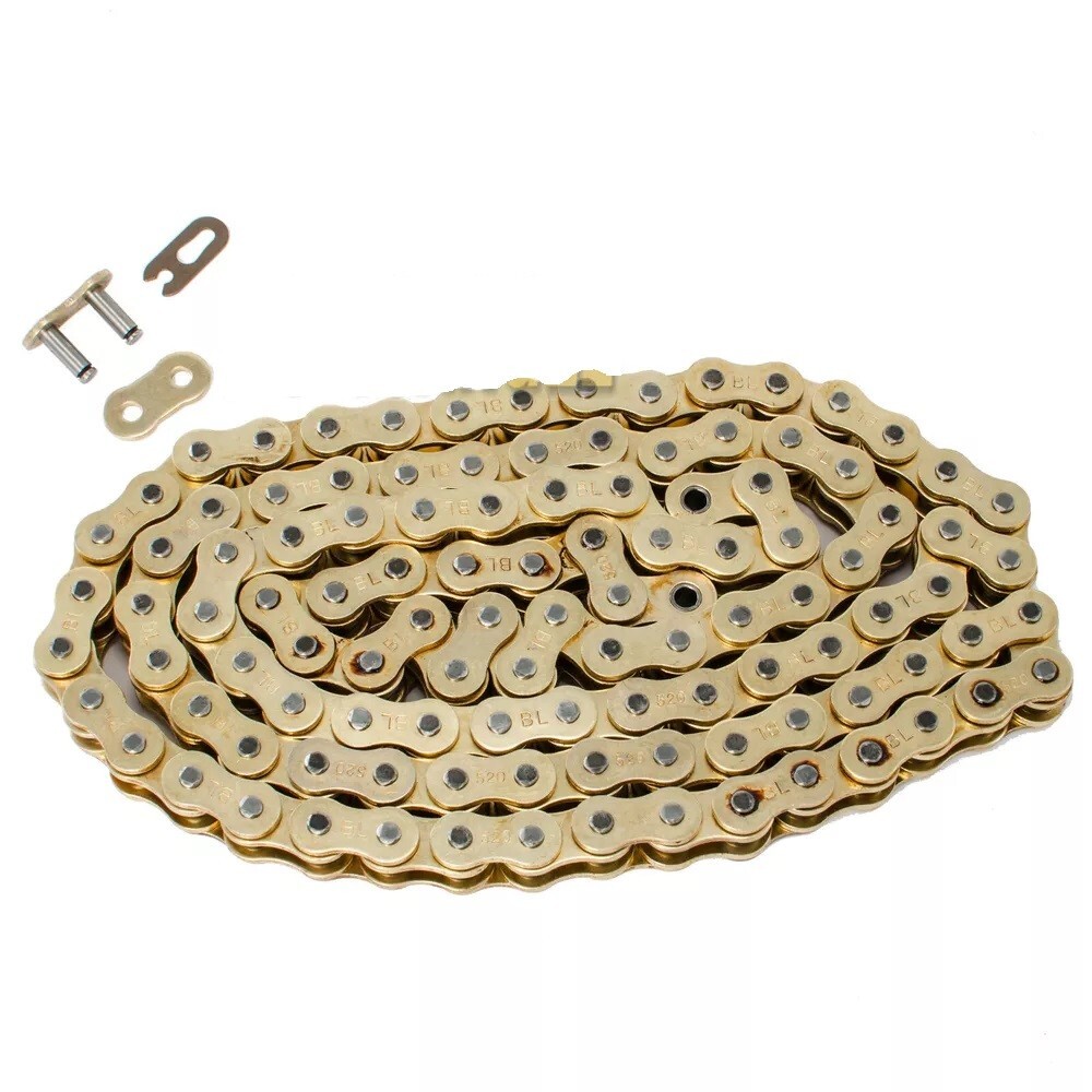 New 520x76 Links Gold Chain For 2002 2003 2004 2005 2006 Polaris Trail Blazer