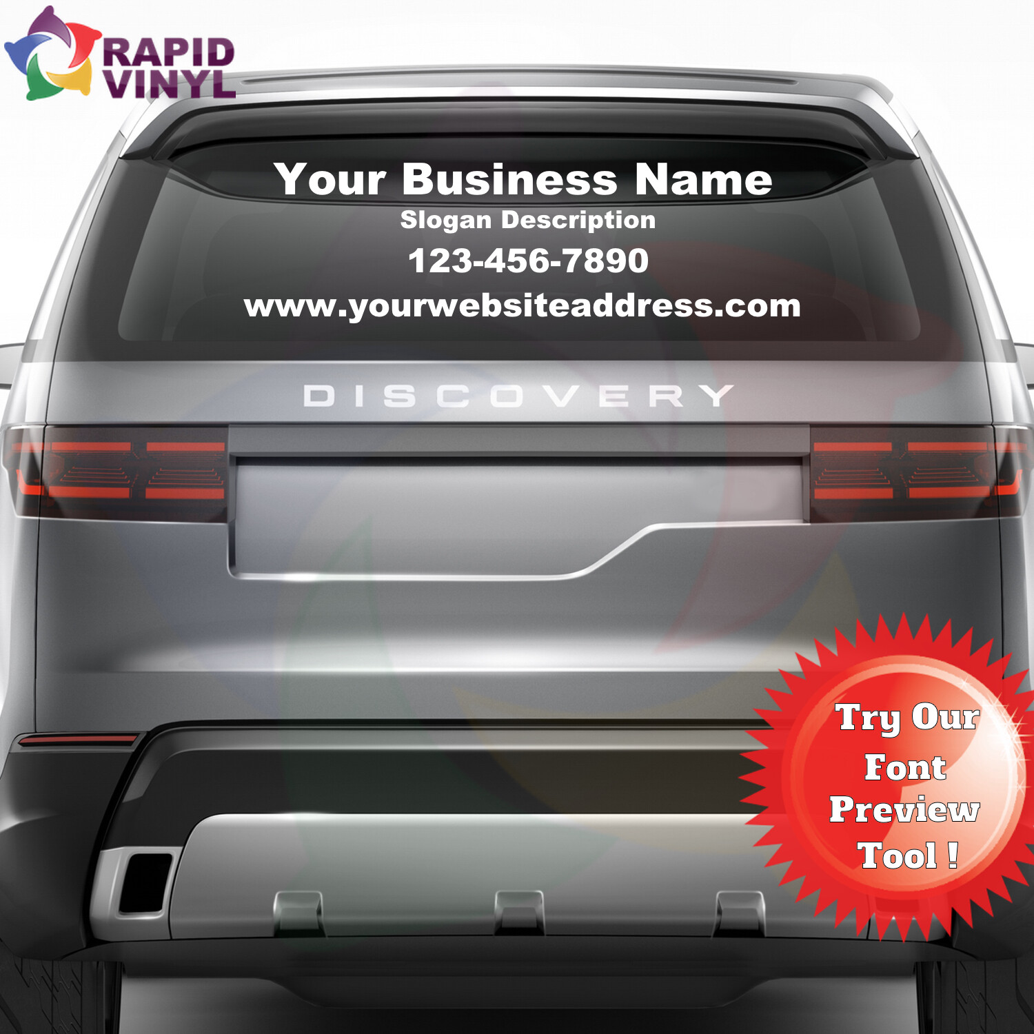 Custom Vinyl Lettering For Business Name Decal Window Sign Truck Car Advertising