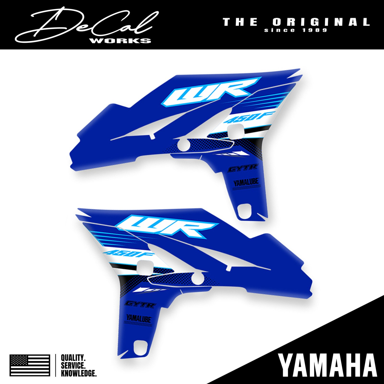 Officially Licensed Yamaha WR 450F Design Replica Rad Shroud Graphics Kit