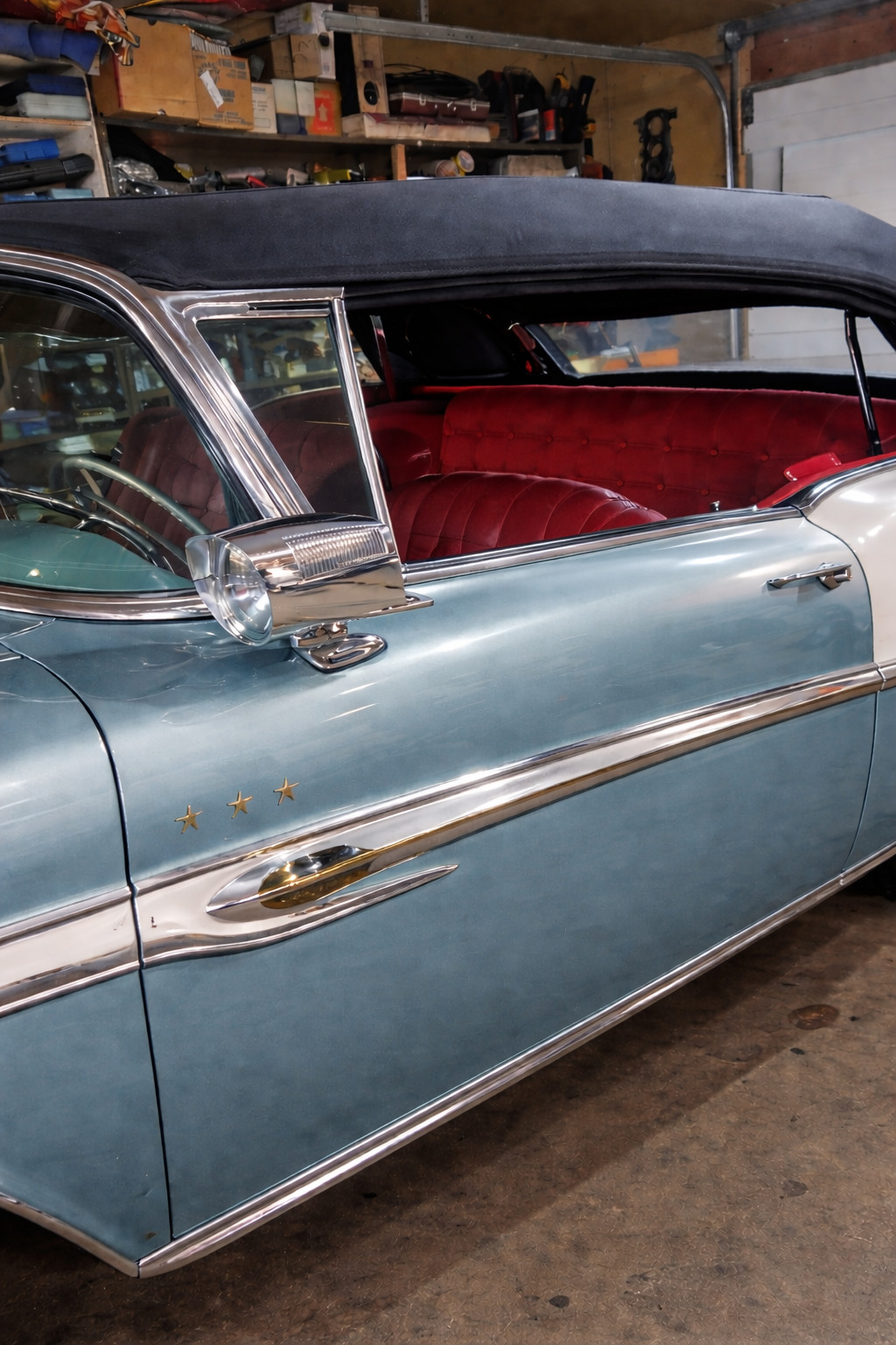 New Vintage Nuvue Spotlights Mirror, Chrome Retro Nuvue USA CLASSİC CAR New Vintage Nuvue Spotlights Mirror, Chrome Retro Nuvue USA CLASSİC CAR