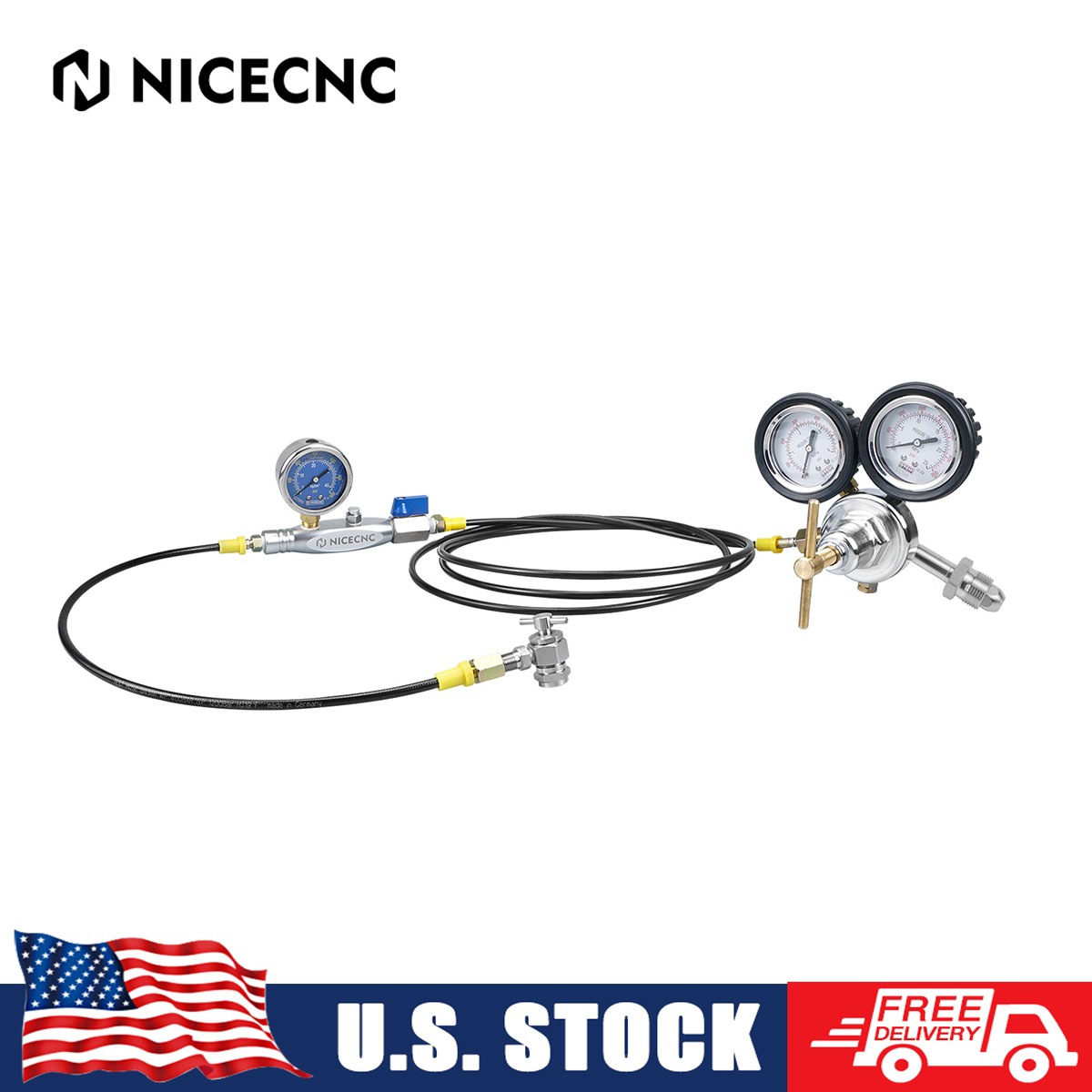 Nitrogen Shock Regulator Fill Tool w/2