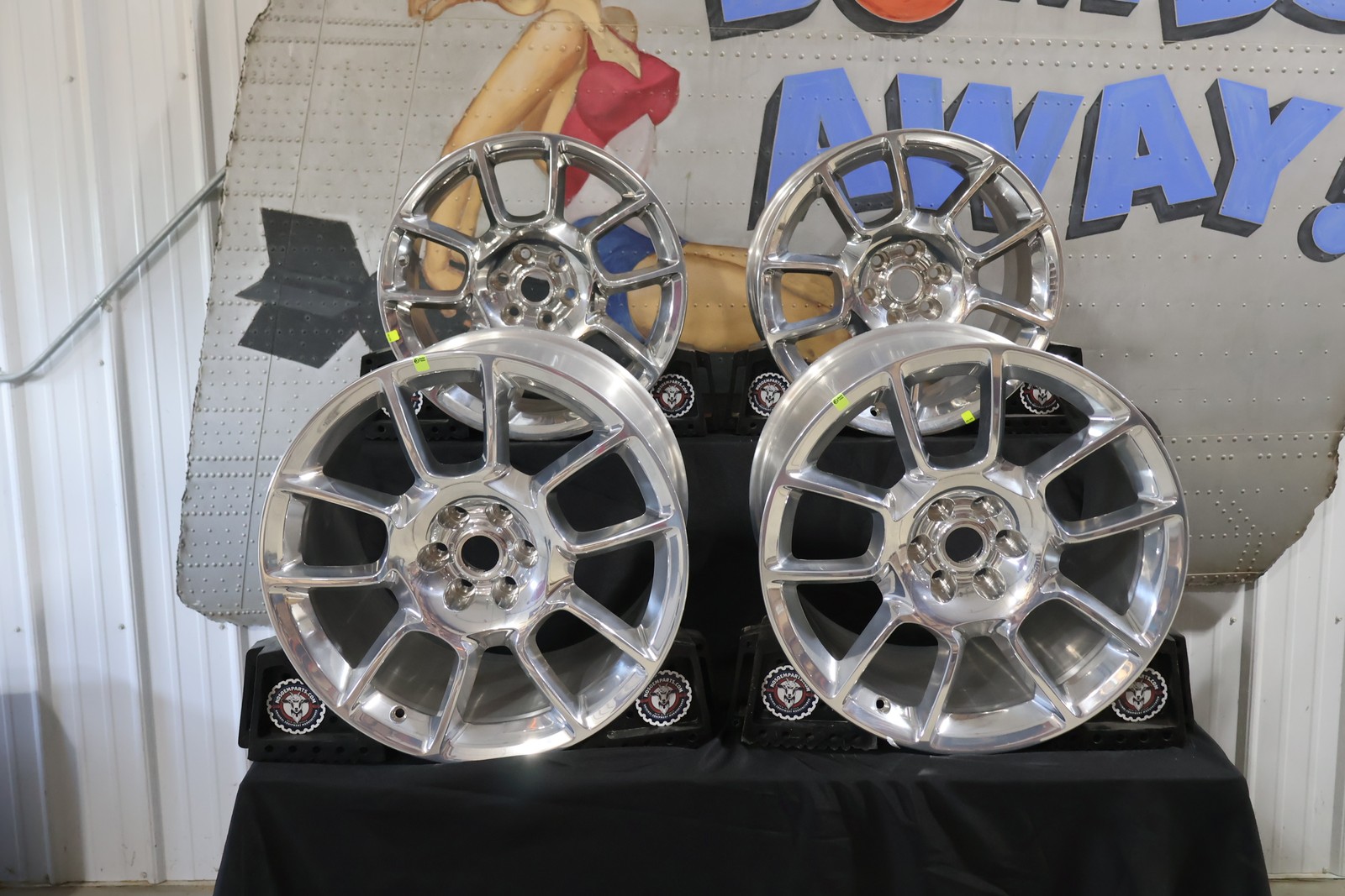 5181333AA 5181334AA NEW OEM 2008-2010 DODGE VIPER WHEELS SET ACR-X COMP SRT