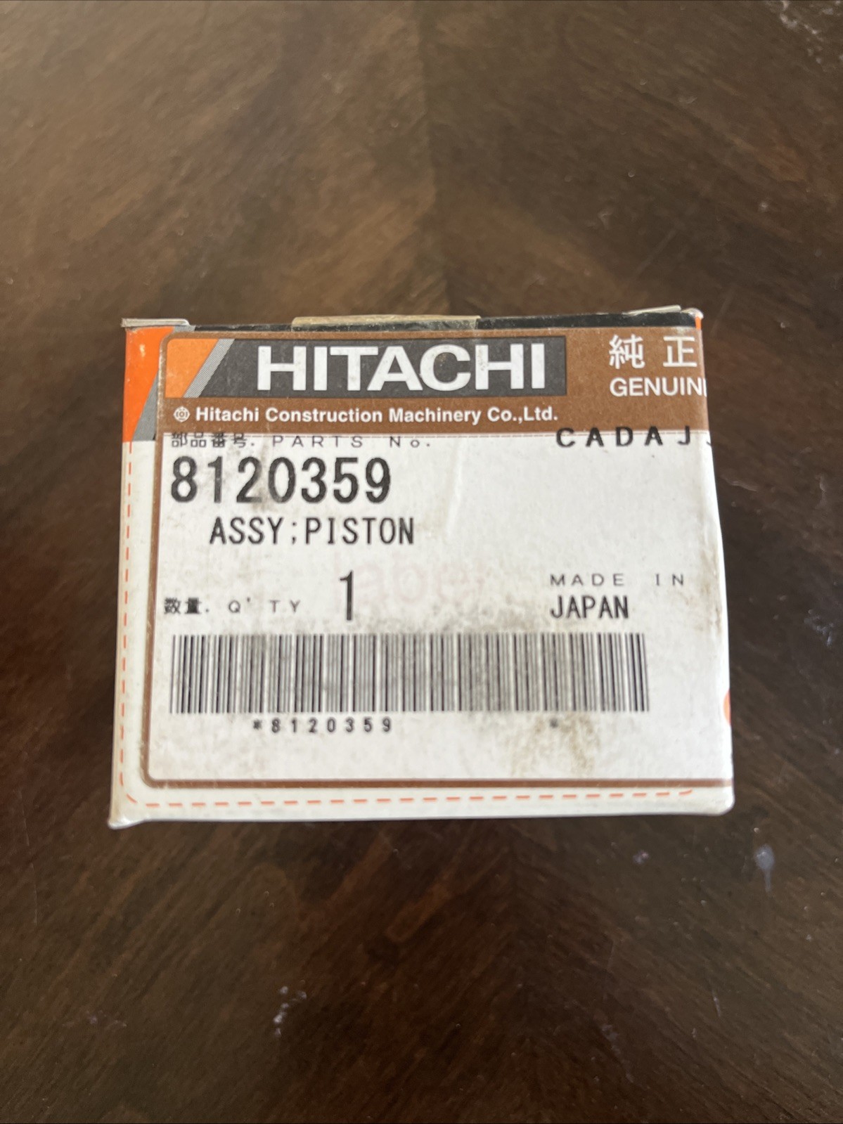 NEW - Hitachi 8120359 ASSY; Piston NEW - Hitachi 8120359 ASSY; Piston