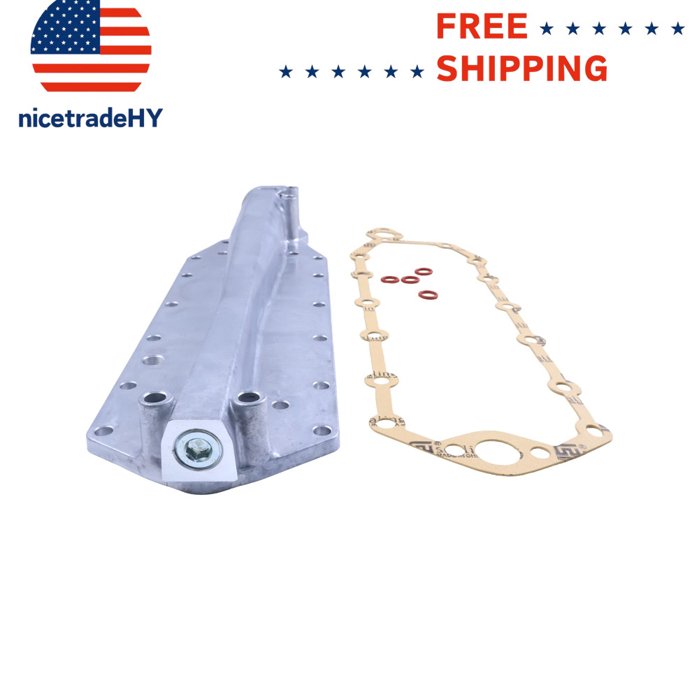For Komatsu 6D125 PC400-6 PC200-3 6150-61-2123 6150-61-2124 Oil Cooler Cover New