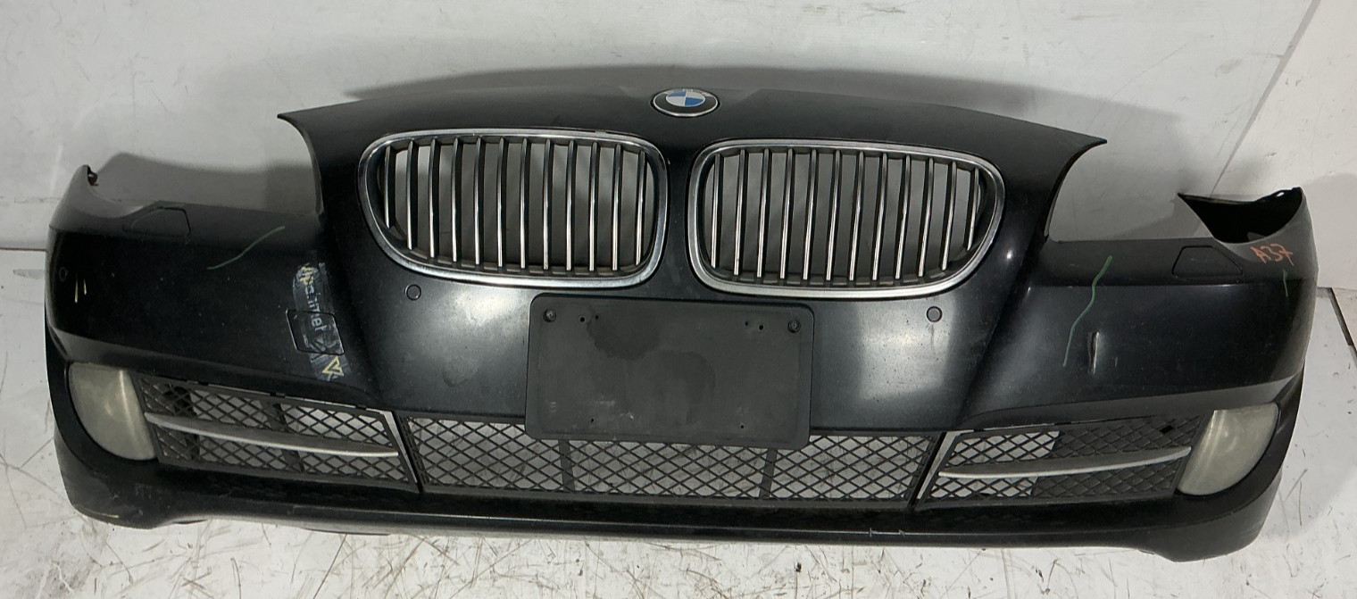 2011-2013 BMW 535i xDrive Front Bumper Cover w/ PDC Sensors & Fog Light OEM.