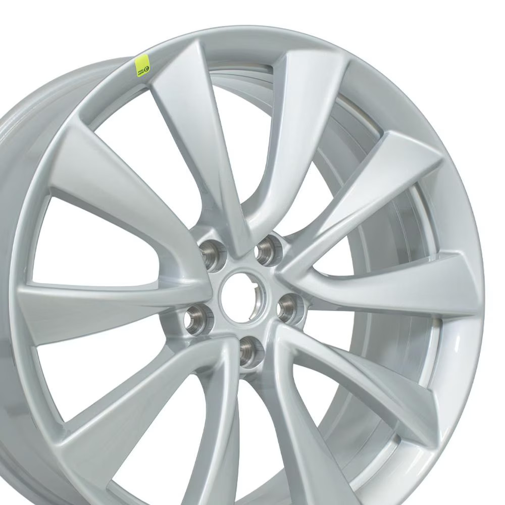 Single(1) OEM TS01 20x8.5 Gloss Silver Wheel 5x114.3 35ET