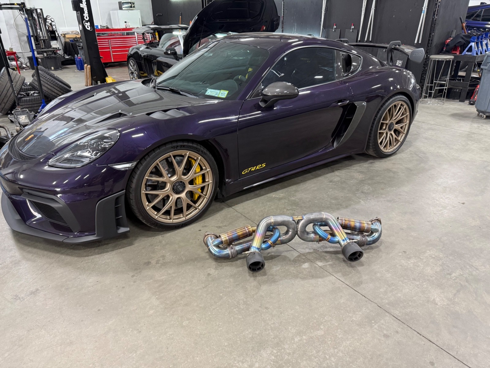 JCR Exhaust Porsche GT4RS Valved Exhaust with Link pipes