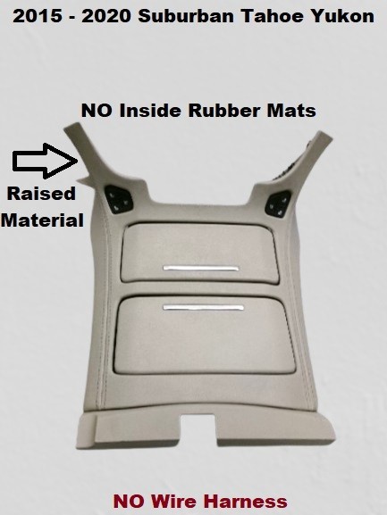 23485989 15 to 20 Tahoe Cupholder Cup Holder Seat Heat Cool Option * NO Mats