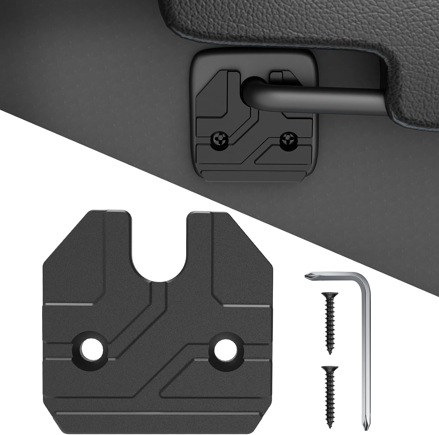 Sun Visor Repair Kit Fits for Dodge RAM 1500 Trucks 2019-2026 1 Pack Aluminum Sun Visor Repair Kit Fits for Dodge RAM 1500 Trucks 2019-2026 1 Pack Aluminum