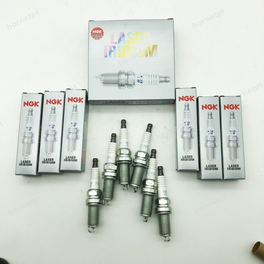 6PC NGK 6176 DILFR6D11 Laser Iridium Spark Plug Gap 0.044