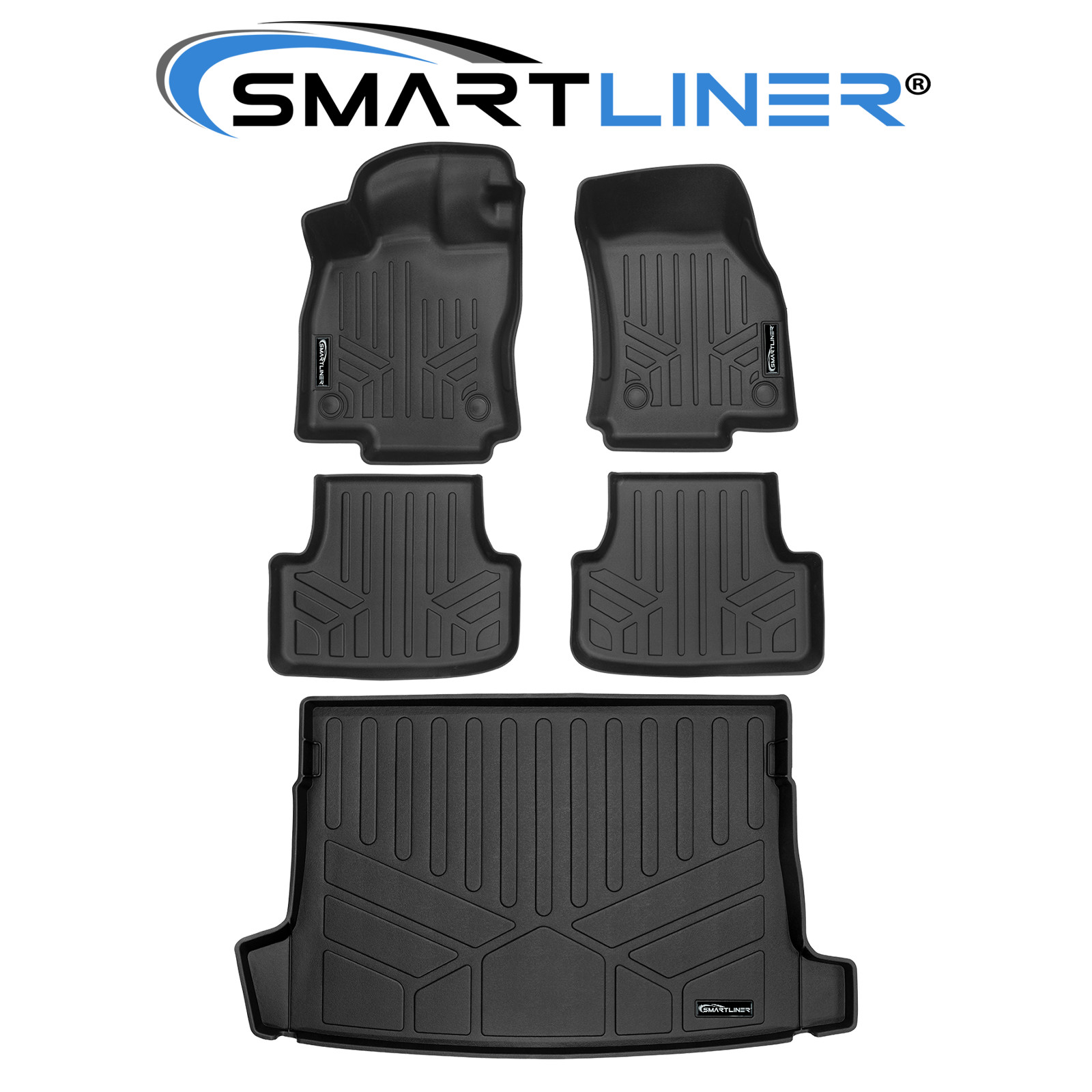 SMARTLINER  2 Row Floor & Cargo Liner Set For 2022-2026 Volkswagen Golf GTI/Golf