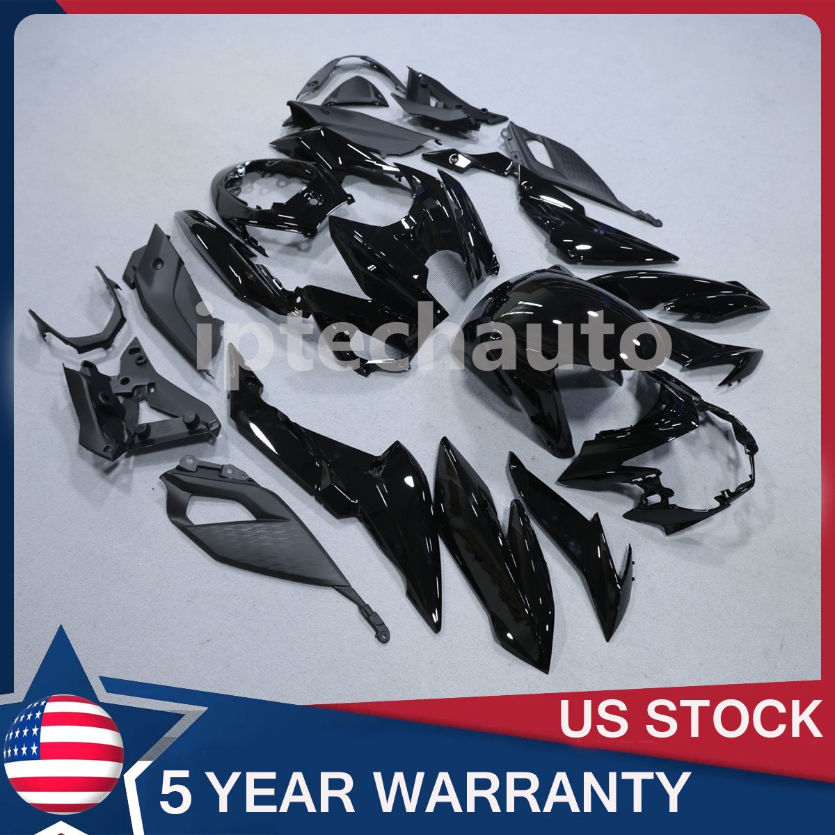 Glossy Vivid Black Fairing Body Kit Bodywork For SUZUKI GSX-S 750 2017-2022 USA Glossy Vivid Black Fairing Body Kit Bodywork For SUZUKI GSX-S 750 2017-2022 USA