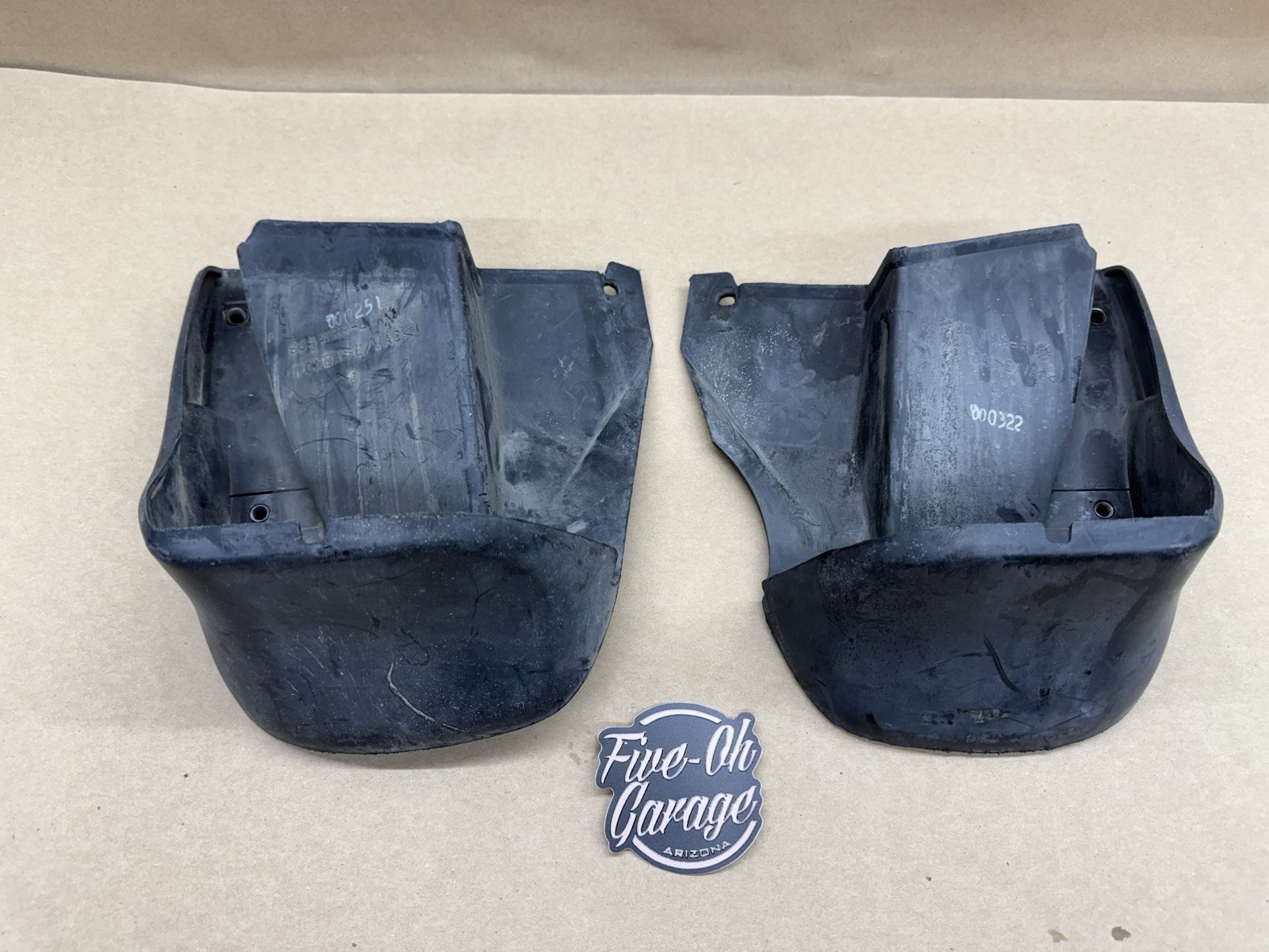99-00 USDM OEM Honda Civic EK S04 Coupe Sedan rear mud splash guard set RR / RL