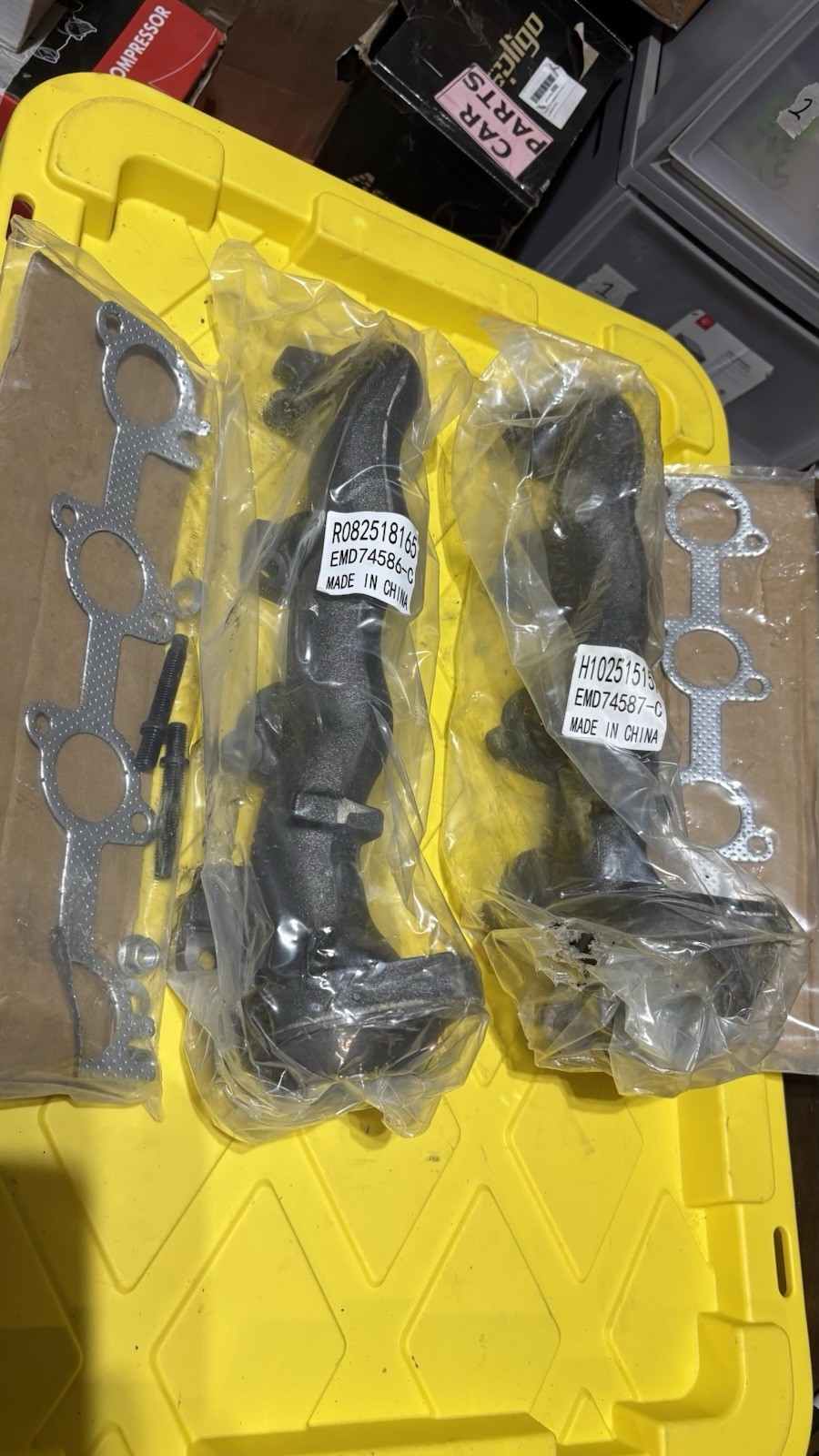 A-Premium Exhaust Manifold Pair Ford F-150 1999-2003 F-250 Expedition 4.6L 5.4L