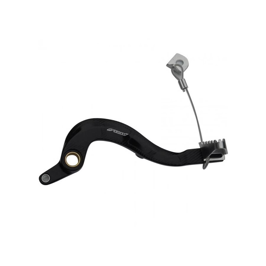 TMV Aluminum Brake Pedal - Black/Steel 1726330