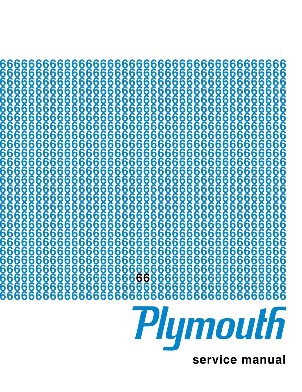1966 Plymouth Factory Service Manual