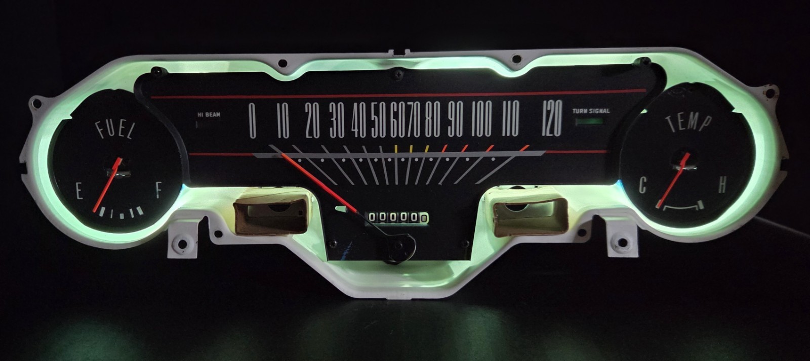 1964-65 Ford Mustang Dash Cluster – Fully Restored, exclusive design