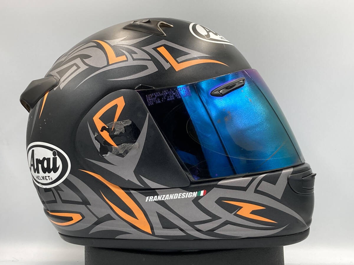 Arai QUANTUM-J GROOVE XL Size (61-62cm) Full Face Helmet for Motorcycle