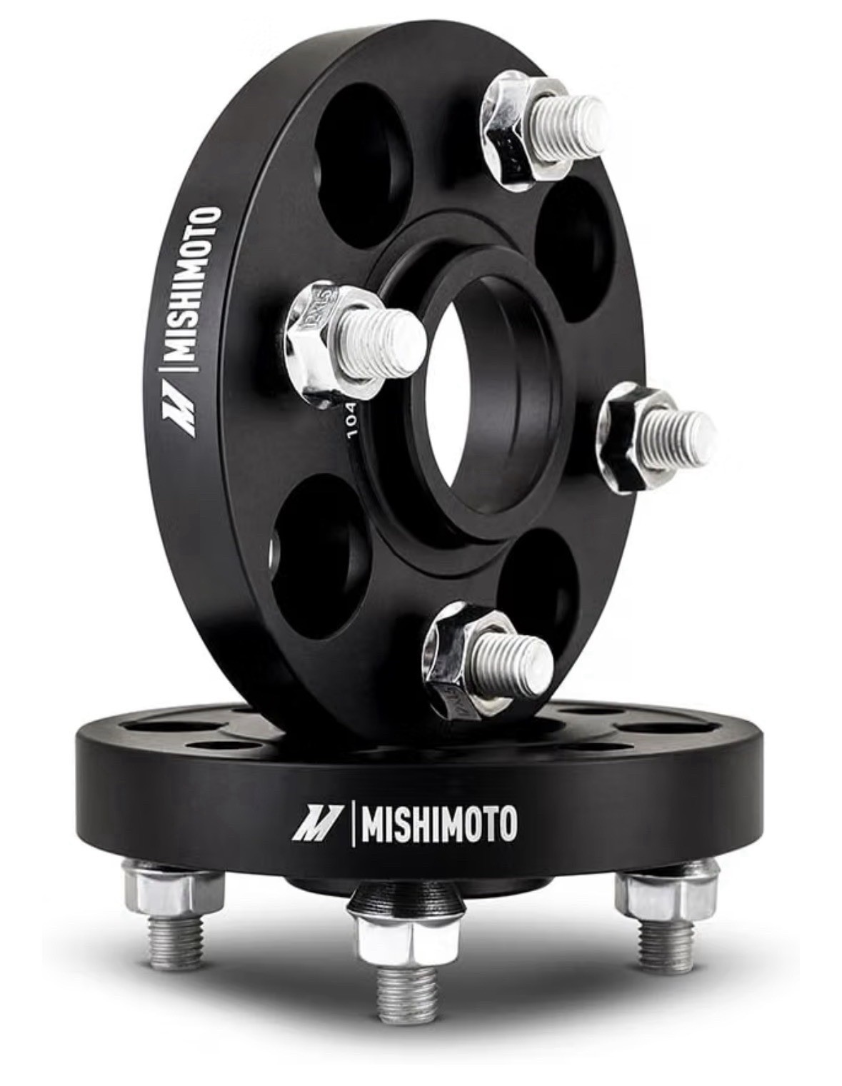 Mishimoto Wheel Spacers 4x100 56.1 Bore M12x1.5 15mm Black MMWS-011-150BK NIB