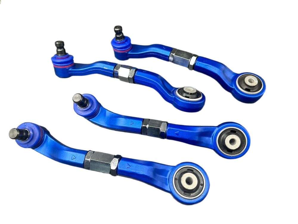 4 PCs Aluminum Adjust Front Camber Control Arm For Audi A4 96-08  A6 99-05  S4 S