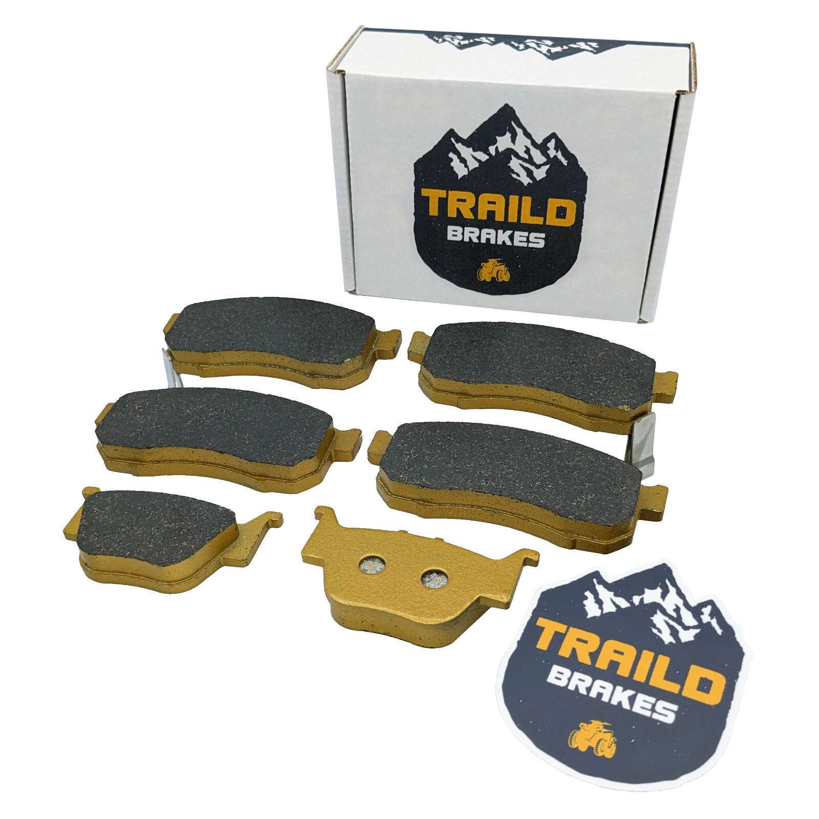 Traild Honda Pioneer 700/520/500 2014-2026 Ceramic Brake Pad Set Front & Rear