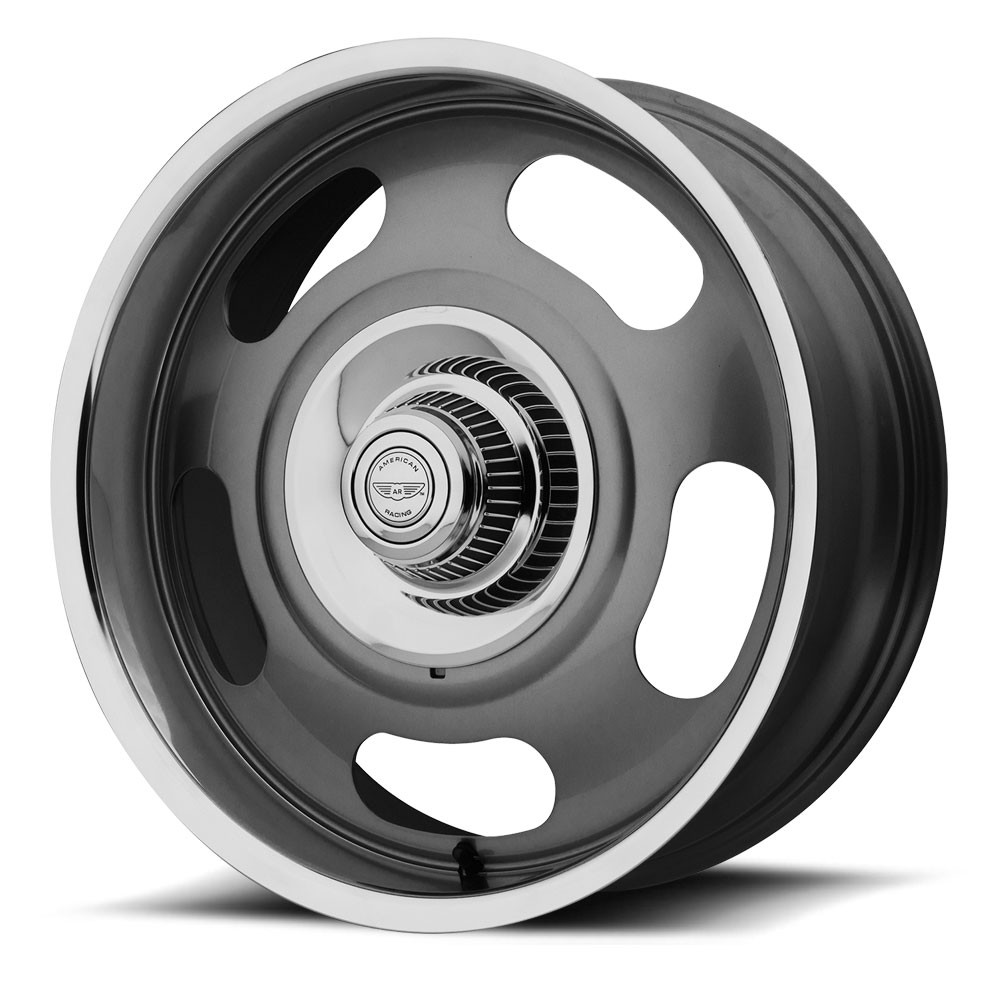 BLEM - AMERICAN RACING VN506 Rally 1PC 17X8 5X120.65/5X127 ET0 Gray/Polished